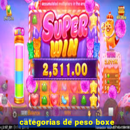 categorias de peso boxe